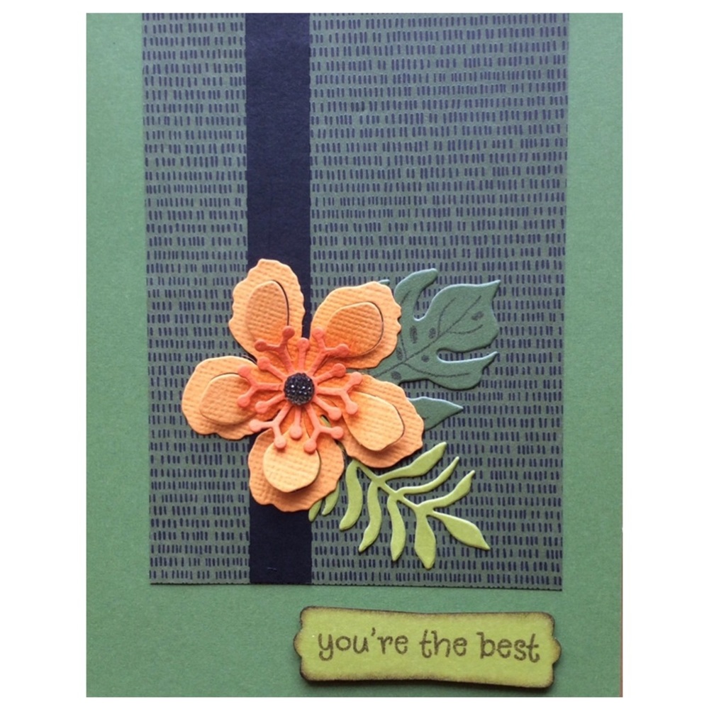 Handmade Floral Gratitude Greeting Card